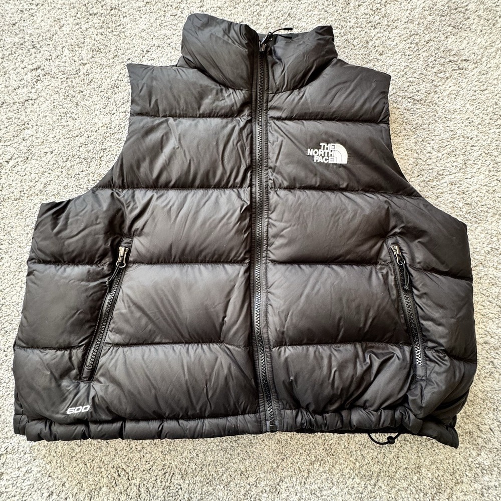 The North Face Hydrenalite Down Vest Womens XL Black 600‎ Fill Zipper